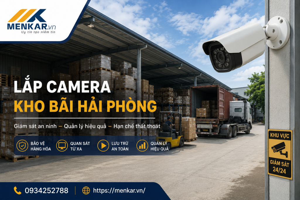 lắp camera kho bãi Hải Phòng