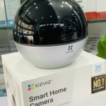 Camera wifi Ezviz E6 3K 5MP, Chống ngược sáng 80db, AI phát hiện người vật, vẫy tay gọi điện