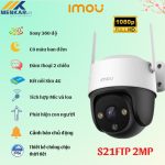 Camera Wifi PT Full Color 2MP IMOU IPC-S21FTP
