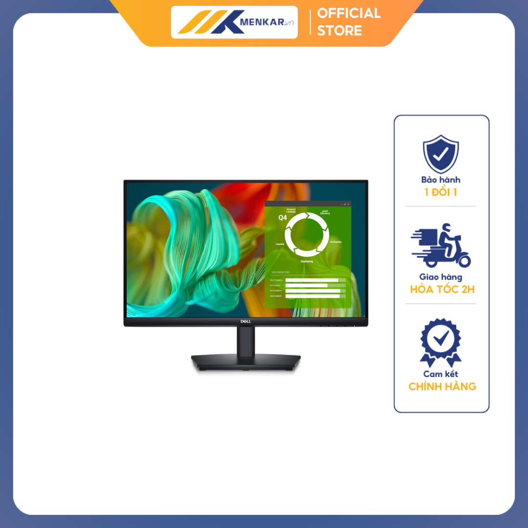 Màn hình Dell E2222HS - 21.5" VA Full HD, VGA, HDMI, Display Port, Loa