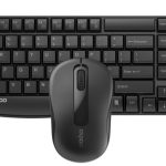 Bộ phím chuột không dây Rapoo X1800S Màu đen