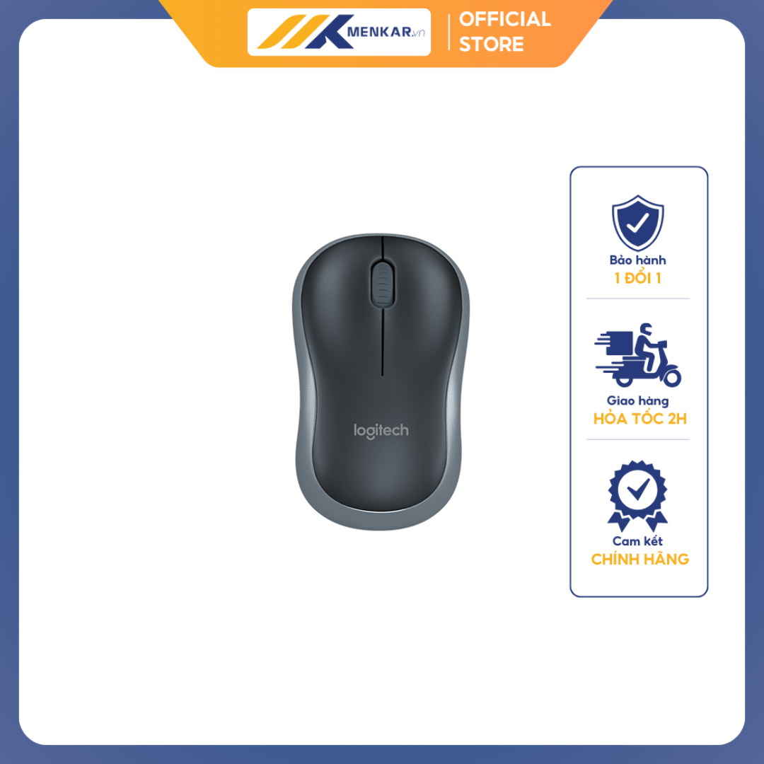 Chuột không dây Logitech B175 (Đen)