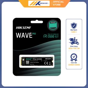 SSD Hiksemi 512GB, PCIe NVMe Gen3x4, R/W 3.500/1.800MB/s, 3D TLC, HS-SSD-WAVE Pro