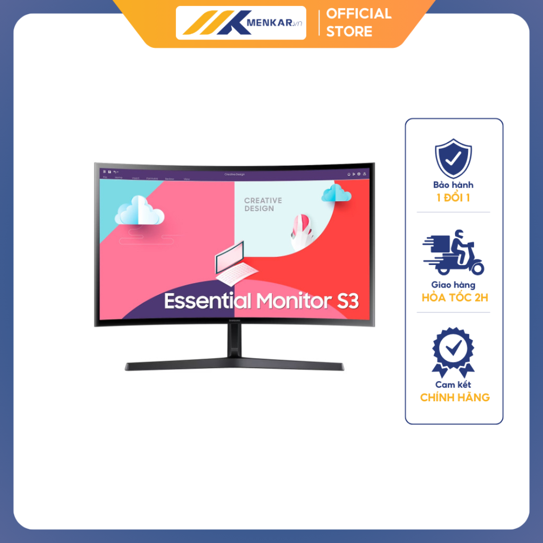 Màn hình Samsung LS24C366EAEXXV 24" Cong