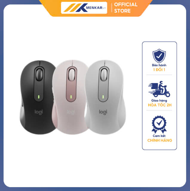 Chuột không dây Logitech M650L Signature Graphite (Đen), Wireless/Blutooth, Silent Touch