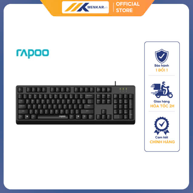 Bàn phím có dây Rapoo NK1900