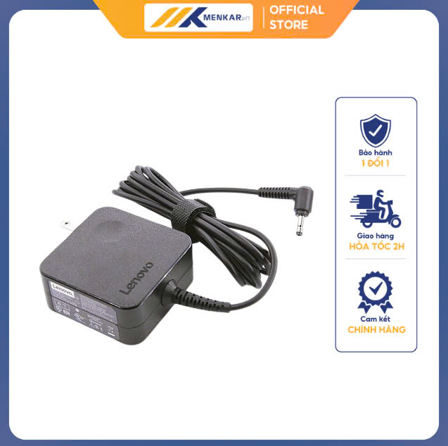 Sạc Laptop Lenovo 20V - 3.25A Chân nhỏ 4.0 x 1.7mm củ vuông