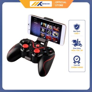 Bộ tay cầm chơi game Terios T3 kèm giá đỡ điện thoại T3