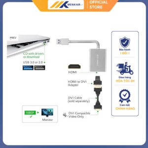 Cáp USB 3.0 to HDMI chính hãng Ugreen 40229 cao cấp