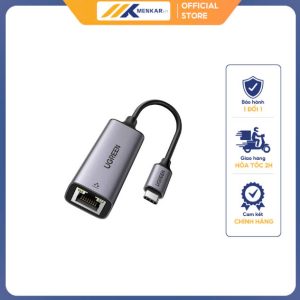 Cáp chuyển Usb Type C to Lan 10/100/1000Mbps Ugreen 50737