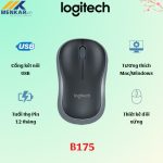 Chuột không dây Logitech B175 (Đen)
