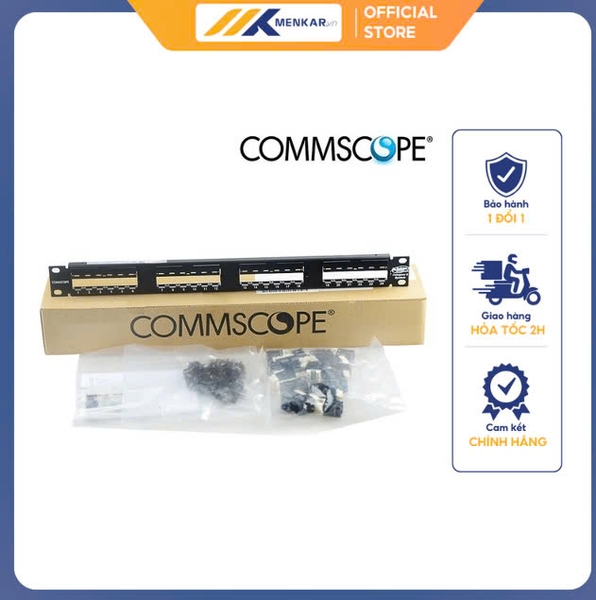 Thanh đấu nối Patch panel 16 port Cat6 Commscope PN:1375014-6