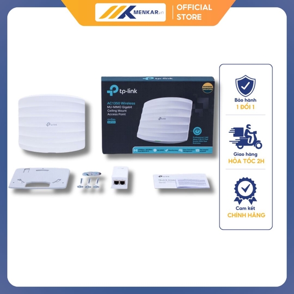 Bộ Phát Wifi Gắn Trần TP-Link EAP225 Wireless AC1350Mbps