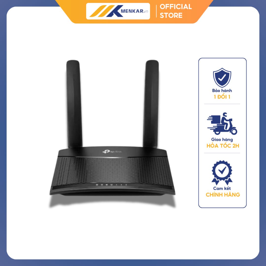 Router Wi-Fi 4G LTE Chuẩn N Tốc Độ 300 Mbps  TL-MR100