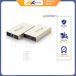 Thiết bị phát tín hiệu HDMI 120M qua cáp mạng RJ45 Cat5e/Cat6 Ugreen 40280
